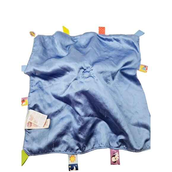 Taggies Plush Baby Lovey Blanket Puppy Sensory Tags Security Blanket Blue 2012 - Picture 3 of 12
